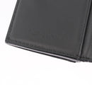 BOTTEGA VENETA INTRECCIATO Trifold Wallet Leather Black Auth 191126A-17