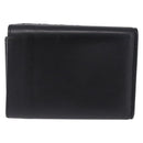 BOTTEGA VENETA INTRECCIATO Trifold Wallet Leather Black Auth 191126A-2
