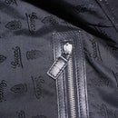 GUCCI Tote Bag Canvas Black Silver 194465 Auth 191127-19