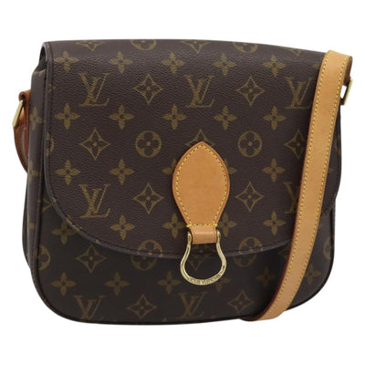 LOUIS VUITTON Monogram Saint Cloud GM Shoulder Bag M51242 LV Auth 191129V