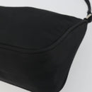 PRADA Accessory Pouch Nylon Black Silver Auth 191130A-14