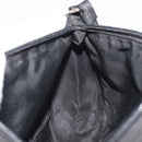 PRADA Accessory Pouch Nylon Black Silver Auth 191130A-20