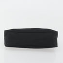 PRADA Accessory Pouch Nylon Black Silver Auth 191130A-5