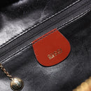 GUCCI Vanity Hand Bag Patent Leather Bordeaux Gold 000 270 0323 Auth 191132-15