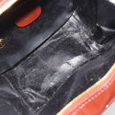 GUCCI Vanity Hand Bag Patent Leather Bordeaux Gold 000 270 0323 Auth 191132-16