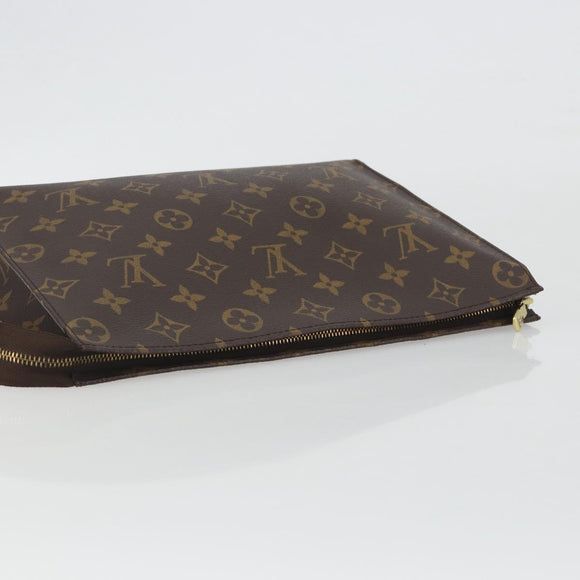LOUIS VUITTON Monogram Poche Toilette 26 Pouch M47542 LV Auth 191134