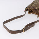 GUCCI GG Supreme Web Sherry Line Bag PVC Beige Gold 41 02 034 Auth 191135-7