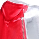 Christian Louboutin Clutch Bag Leather Silver Auth 191142-11