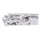 Christian Louboutin Clutch Bag Leather Silver Auth 191142-13