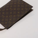 LOUIS VUITTON Monogram Vernis Clutch Bag 5 Set Beige LV Auth 191145-15
