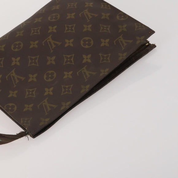 LOUIS VUITTON Monogram Vernis Clutch Bag 5 Set Beige LV Auth 191145
