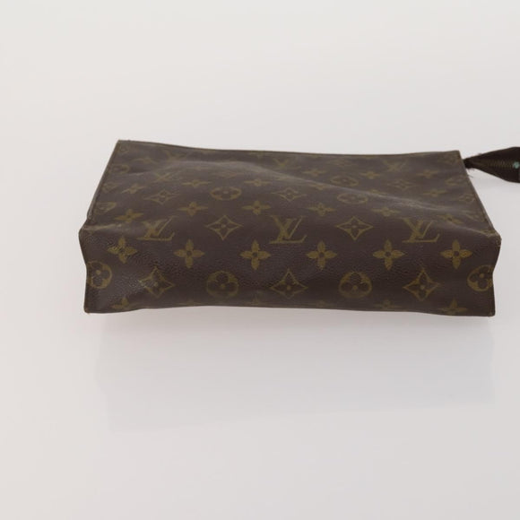 LOUIS VUITTON Monogram Vernis Clutch Bag 5 Set Beige LV Auth 191145