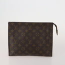 LOUIS VUITTON Monogram Vernis Clutch Bag 5 Set Beige LV Auth 191145-2