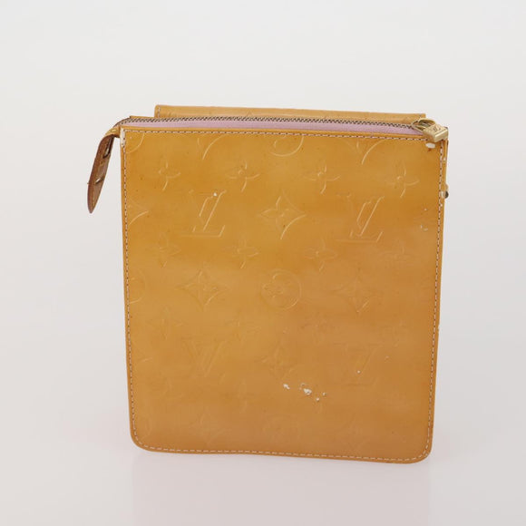 LOUIS VUITTON Monogram Vernis Clutch Bag 5 Set Beige LV Auth 191145