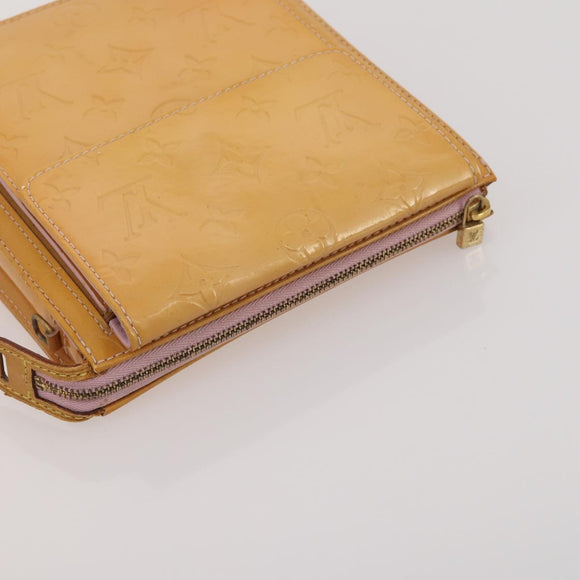 LOUIS VUITTON Monogram Vernis Clutch Bag 5 Set Beige LV Auth 191145