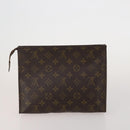 LOUIS VUITTON Monogram Vernis Clutch Bag 5 Set Beige LV Auth 191145-3