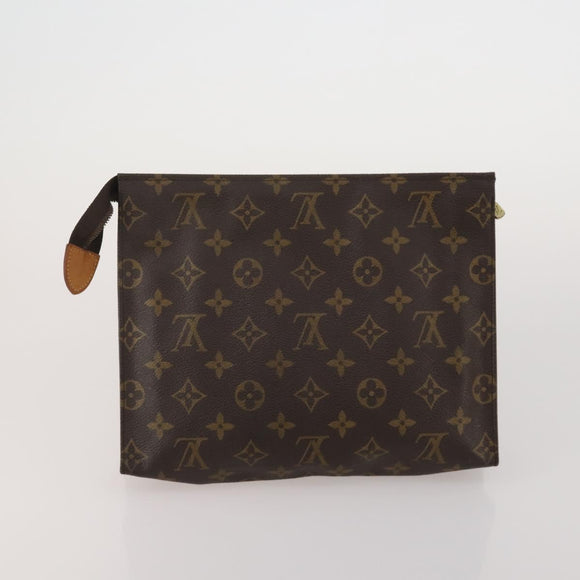 LOUIS VUITTON Monogram Vernis Clutch Bag 5 Set Beige LV Auth 191145