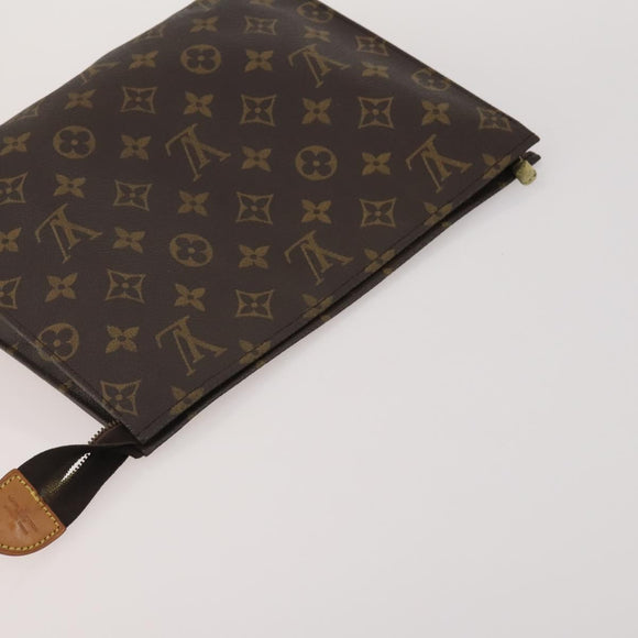 LOUIS VUITTON Monogram Vernis Clutch Bag 5 Set Beige LV Auth 191145