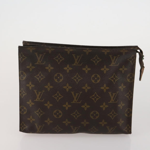 LOUIS VUITTON Monogram Clutch Bag 3 Set LV Auth 191146