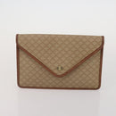 CELINE Macadam Canvas Clutch Bag PVC Suede 4 Set Brown Beige blue Auth 191147-14