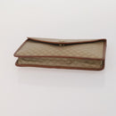 CELINE Macadam Canvas Clutch Bag PVC Suede 4 Set Brown Beige blue Auth 191147-18