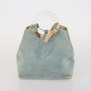 CELINE Macadam Canvas Clutch Bag PVC Suede 4 Set Brown Beige blue Auth 191147-20