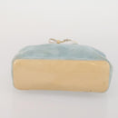 CELINE Macadam Canvas Clutch Bag PVC Suede 4 Set Brown Beige blue Auth 191147-24