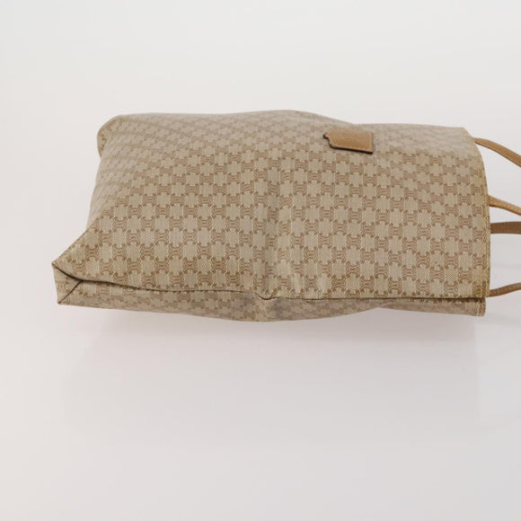 CELINE Macadam Canvas Clutch Bag PVC Suede 4 Set Brown Beige blue Auth 191147