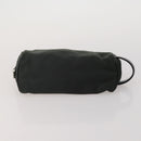 LOUIS VUITTON Monogram Clutch Bag Nylon Leather 5 Set Green Beige LV Auth 191149-10