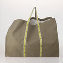 LOUIS VUITTON Monogram Clutch Bag Nylon Leather 5 Set Green Beige LV Auth 191149-2