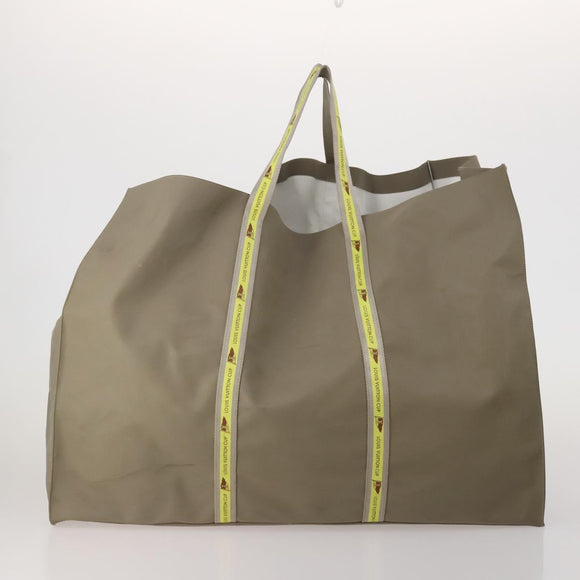 LOUIS VUITTON Monogram Clutch Bag Nylon Leather 5 Set Green Beige LV Auth 191149
