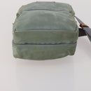 LOUIS VUITTON Monogram Clutch Bag Nylon Leather 5 Set Green Beige LV Auth 191149-21