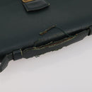 LOUIS VUITTON Monogram Clutch Bag Nylon Leather 5 Set Green Beige LV Auth 191149-26