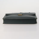 LOUIS VUITTON Monogram Clutch Bag Nylon Leather 5 Set Green Beige LV Auth 191149-27