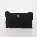PRADA Shoulder Bag Nylon 4 Set Red Black Auth 191150-14