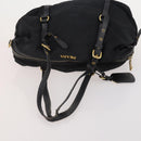 PRADA Shoulder Bag Nylon 4 Set Red Black Auth 191150-23