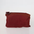 PRADA Shoulder Bag Nylon 4 Set Red Black Auth 191150-9