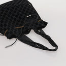 GUCCI GG Canvas Shoulder Bag Suede 5 Set Beige Black Auth 191151-26