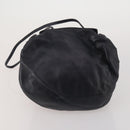 LOEWE Shoulder Bag Leather Canvas 3 Set Black Orange Auth 191153-11