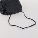 LOEWE Shoulder Bag Leather Canvas 3 Set Black Orange Auth 191153-13