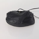 LOEWE Shoulder Bag Leather Canvas 3 Set Black Orange Auth 191153-15