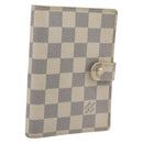 LOUIS VUITTON Damier Azur Agenda PM Day Planner Cover R20706 LV Auth 191157A-1