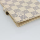 LOUIS VUITTON Damier Azur Agenda PM Day Planner Cover R20706 LV Auth 191157A-11