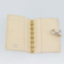 LOUIS VUITTON Damier Azur Agenda PM Day Planner Cover R20706 LV Auth 191157A-13