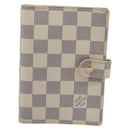 LOUIS VUITTON Damier Azur Agenda PM Day Planner Cover R20706 LV Auth 191157A-2