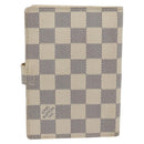 LOUIS VUITTON Damier Azur Agenda PM Day Planner Cover R20706 LV Auth 191157A-3