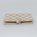 LOUIS VUITTON Damier Azur Agenda PM Day Planner Cover R20706 LV Auth 191157A-4