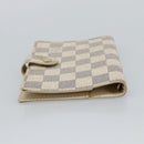 LOUIS VUITTON Damier Azur Agenda PM Day Planner Cover R20706 LV Auth 191157A-6