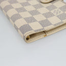 LOUIS VUITTON Damier Azur Agenda PM Day Planner Cover R20706 LV Auth 191157A-9