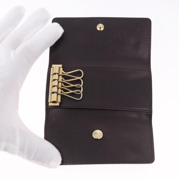 LOUIS VUITTON Vernis Multicles 4 Case Rouge Favist Amarrant M91542 Auth 191162A